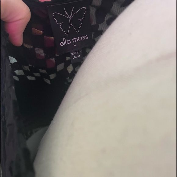 NWT Ella Moss Marlow Burnout Fringe Dress - Picture 3 of 7